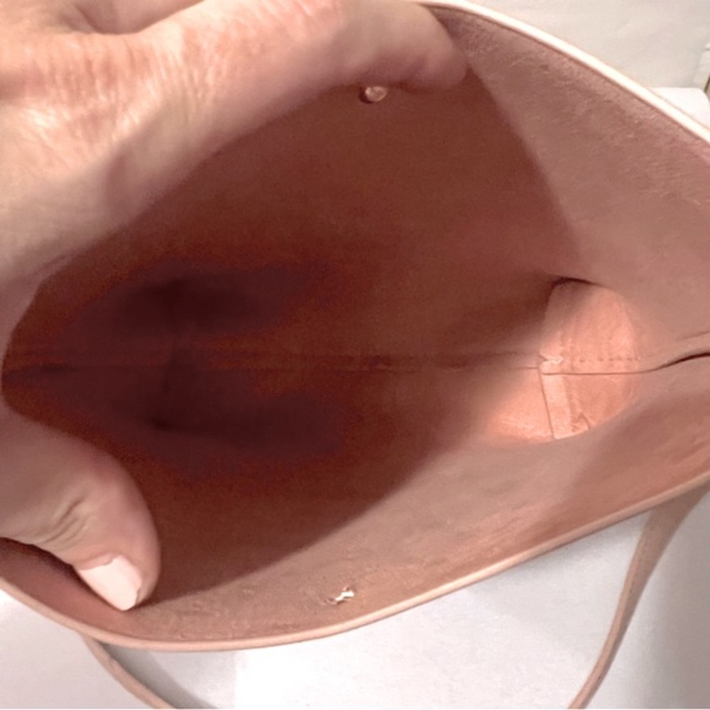 Anthropologie Pink Crossbody Bucket Bag - Picture 10 of 14